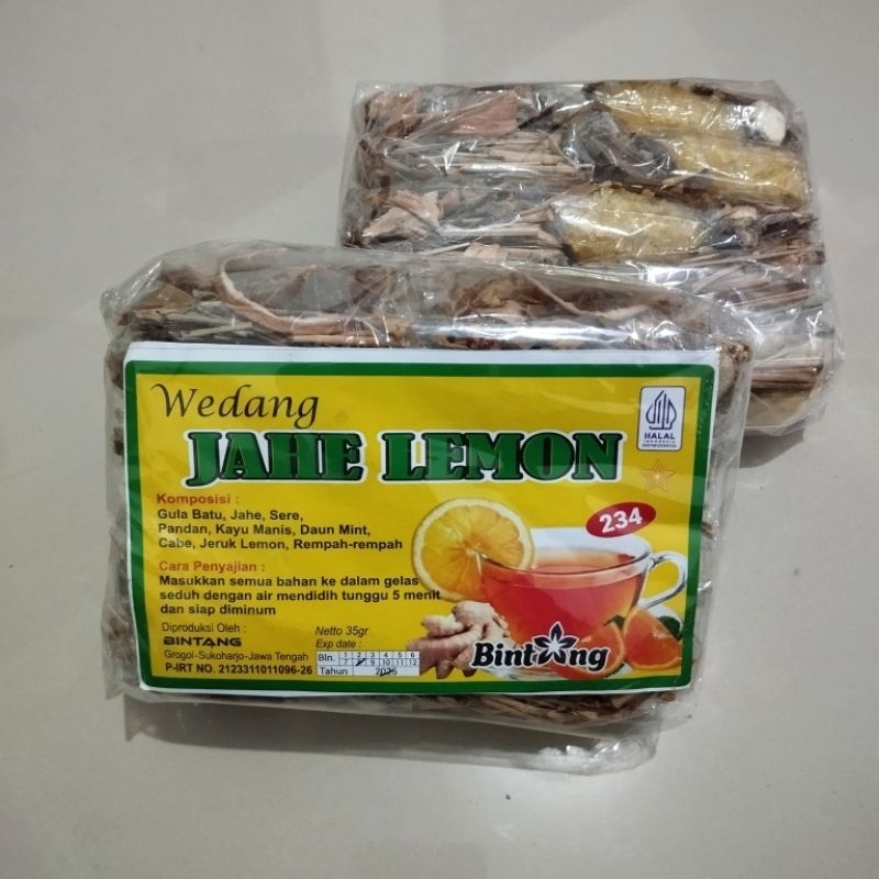 

WEDANG JAHE LEMON ISI 10 PCS