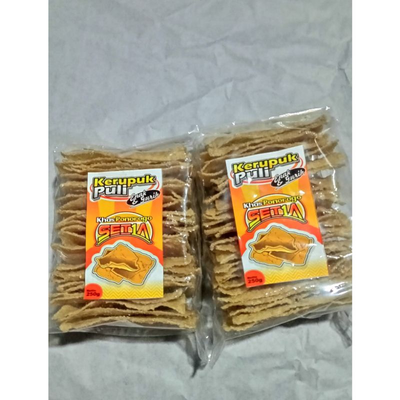 

Kerupuk Puli/Kerupuk Gendar Mentah khas Ponorogo (250gr)