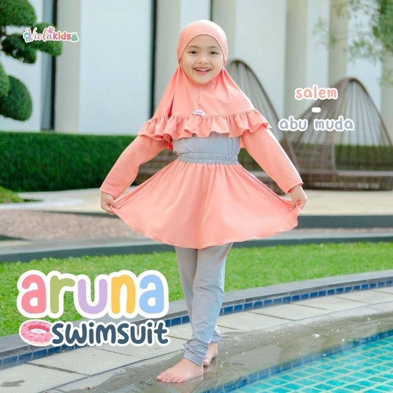 Aruna Swimsuit baju renang anak muslimah Baju renang anak hijab Pekanbaru
