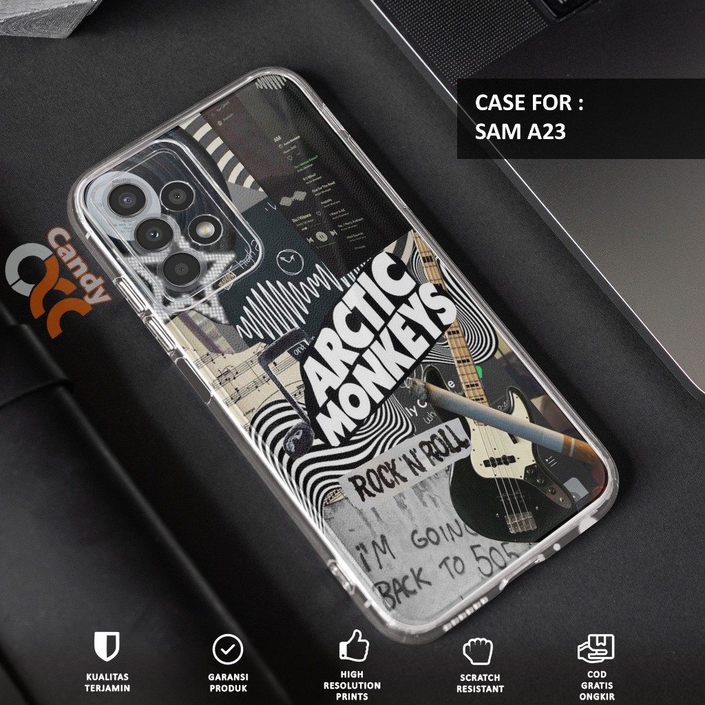 Case SAMSUNG A23 - Casing SAMSUNG A23 Motif ARTIC - Softcase Premium Fourside - Bening Transparant -
