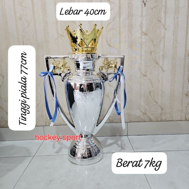 Trophy PREMIER LEAGUE Logam Import Piala Dunia Sepak Bola 100% LOGAM IMPORT