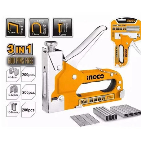 

FLAS SALE Staple Tembak 3 in 1 Way INGCO HSG145 Jok Hekter Staples Steples