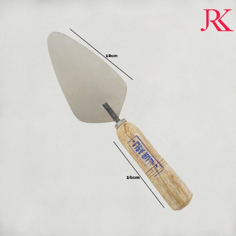 Sendok Semen Galur Panjang 18cm Cetok Tukang Bangunan