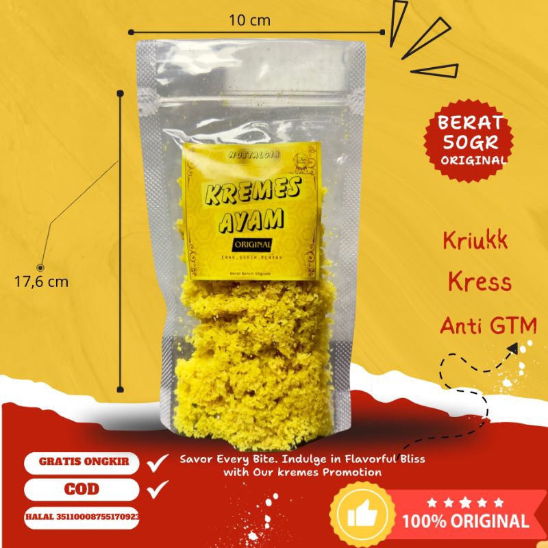 

Kremes | Kremes Ayam Original 50gram | Original | Kremes Original Enak