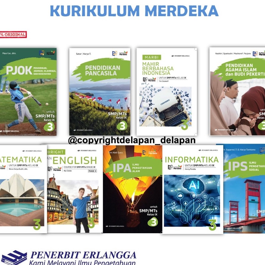 PRODUK AWAL TAHUN Buku Kurikulum Merdeka SMP Kelas 9  Kurikulum Merdeka