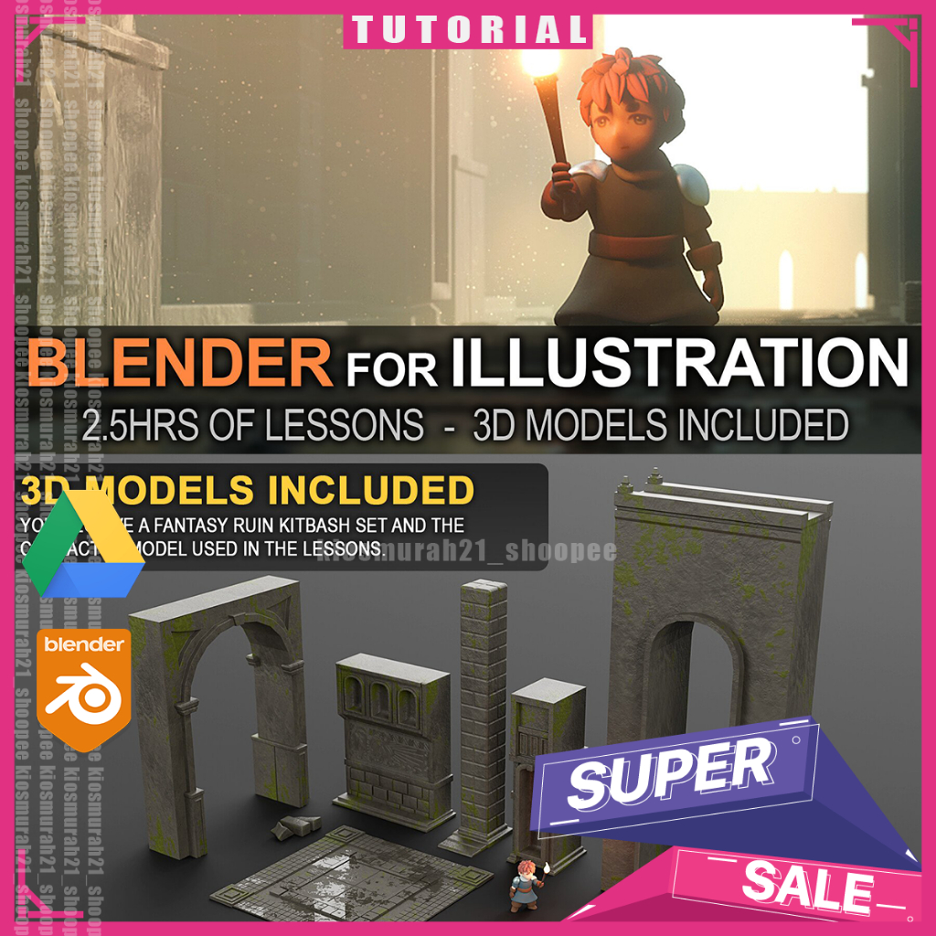 Blender for Illustration by Sam Carr - Blender 3D Tutorial