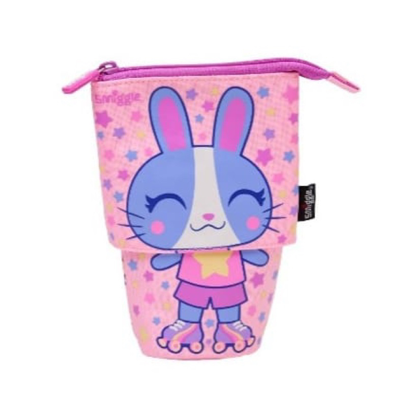 

Smiggle Buny Stand and Slide 2 in 1 Pencil Case Pink 100% ORIGINAL