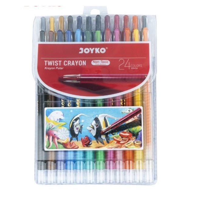 

PRODUCT TERKECE Twist Crayon Krayon Oil Pastel Putar Panjang 12 Warna MURAH