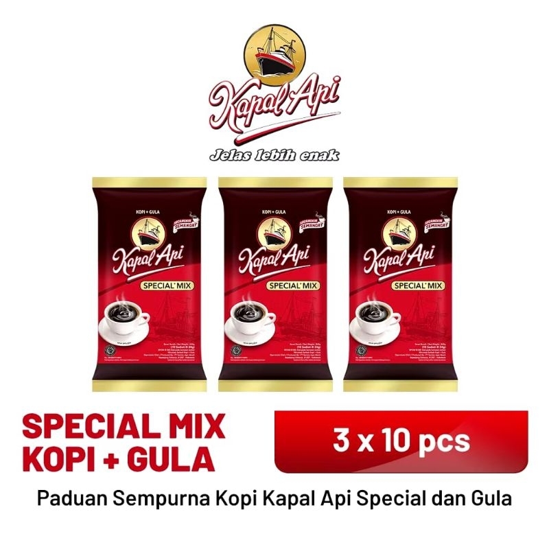 

Kapal api special mix 3 pack(10x23)