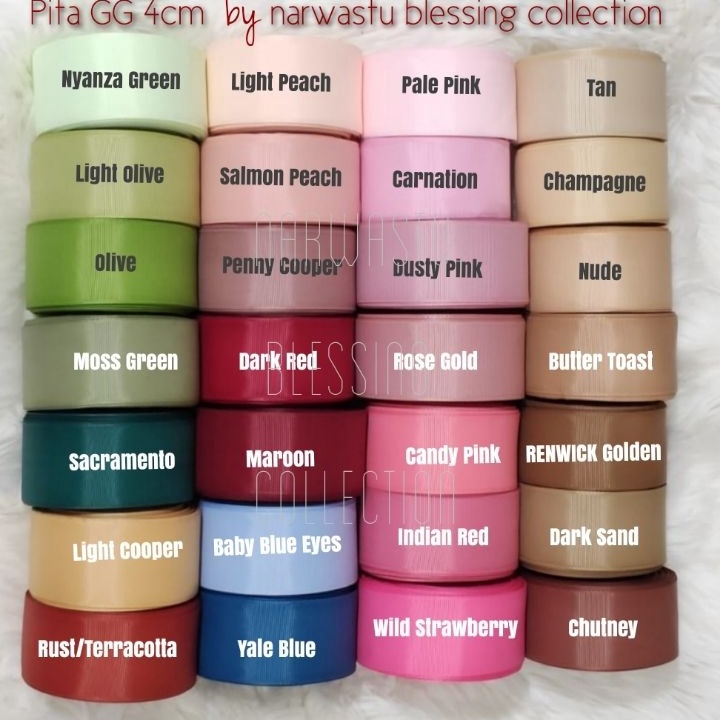 

ORDER SAJA GAN Pita grosgrain 4cm part 2