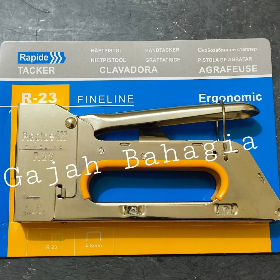 

FLAS SALE Rapide R23 Staples hand tacker Hekter Stapler tembak manual R 23