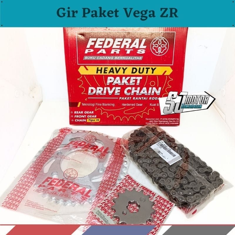 Gir Paket Gir Set FEDERAL Vega ZR Jupiter Z new Jupiter Z Robot