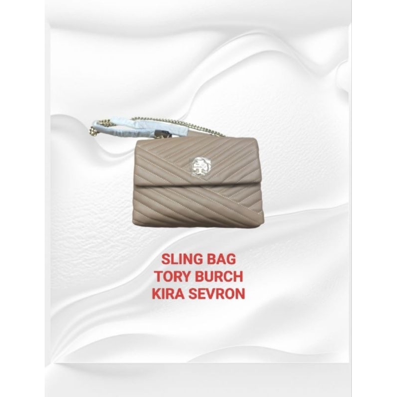 TAS WANITA SLING BAG TORY BURCH KIRA SEVRON
