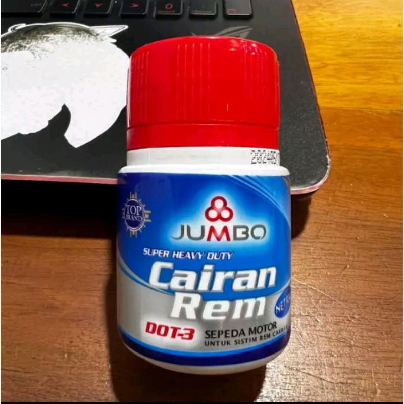 minyak rem motor mobil jumbo 50ML DOT 3 warna merah