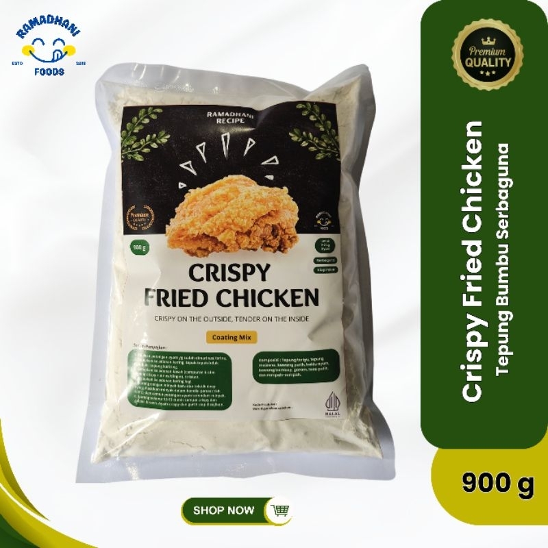 

Tepung Crispy Fried Chicken Tepung Ayam Bumbu Serbaguna 900g