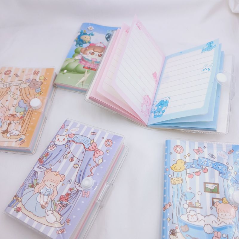 

NOTEBOOK MINI TUTUP MIKA KARAKTER / NOTEBOOK MINI KARAKTER