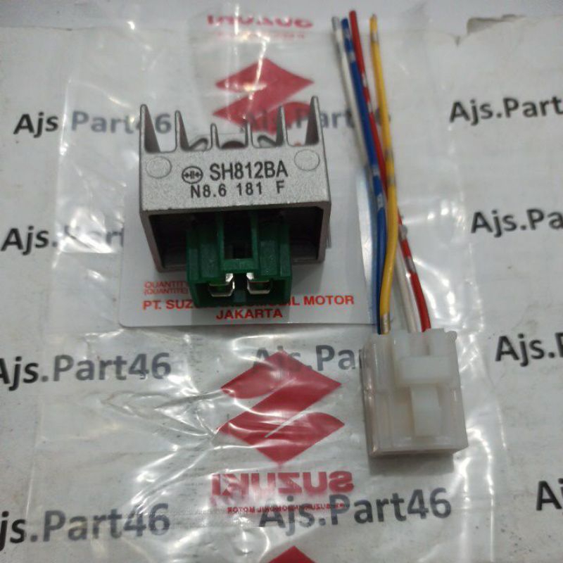 kiprok regulator + socket kiprok satria fu 150 smash shogun 110 shogun 125 kiprok satria 2 tak satri