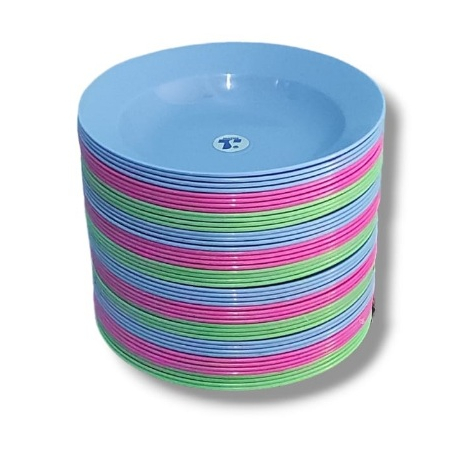 Piring Plastik tantos no 6 kecil/Piring Tatakan Mangkok /piring tatakann gelas 1 lusin
