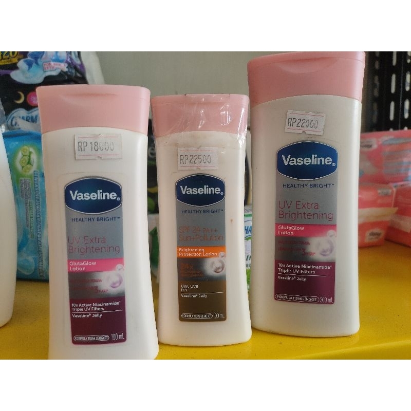 Vaseline handbody lotion spf 24 sun pollution