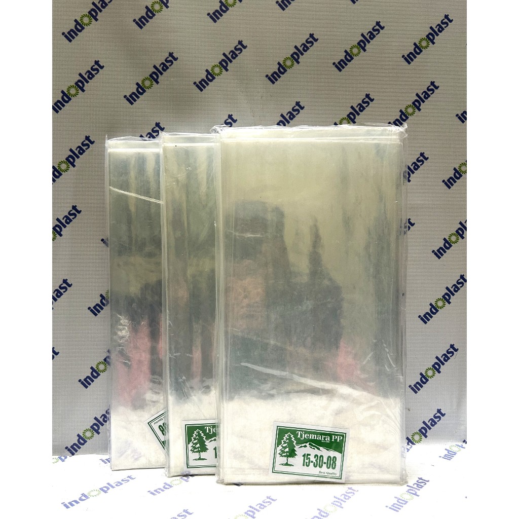 PLASTIK PP TJEMARA TEBAL 08 MIKRON - 15x30