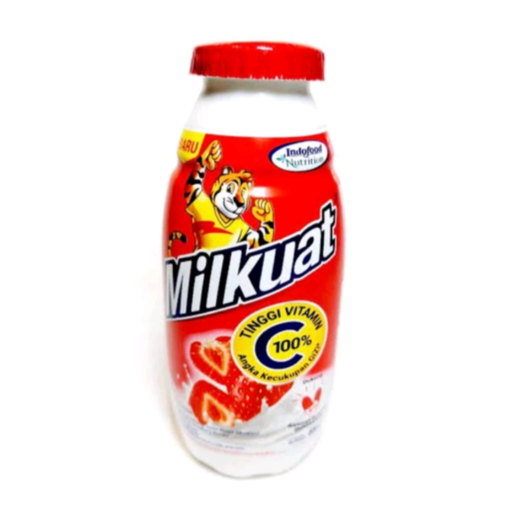 

Milkuat 65ml/Susu Milkuat Rasa Stroberi/Susu Milkuat Kemasan Botol