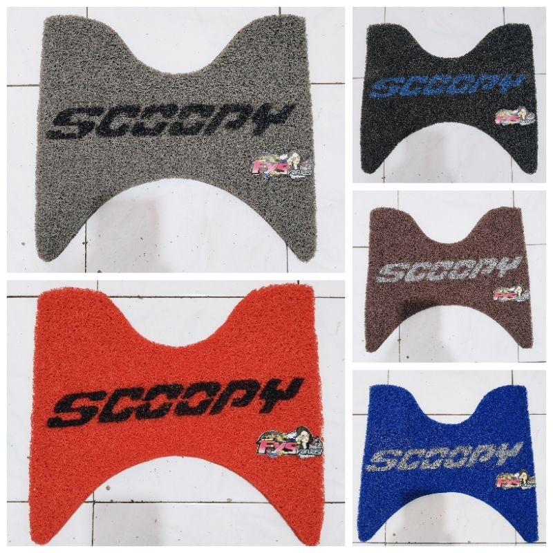 KARPET PIJAKAN KAKI ALAS KAKI HONDA SCOOPY SPORTY STYLISH 2019 PIJAKAN KAKI