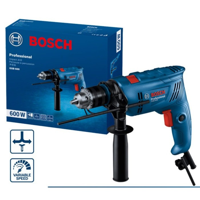 BOSCH GSB 600 MESIN BOR 13 MM / IMPACT DRILL 13 MM