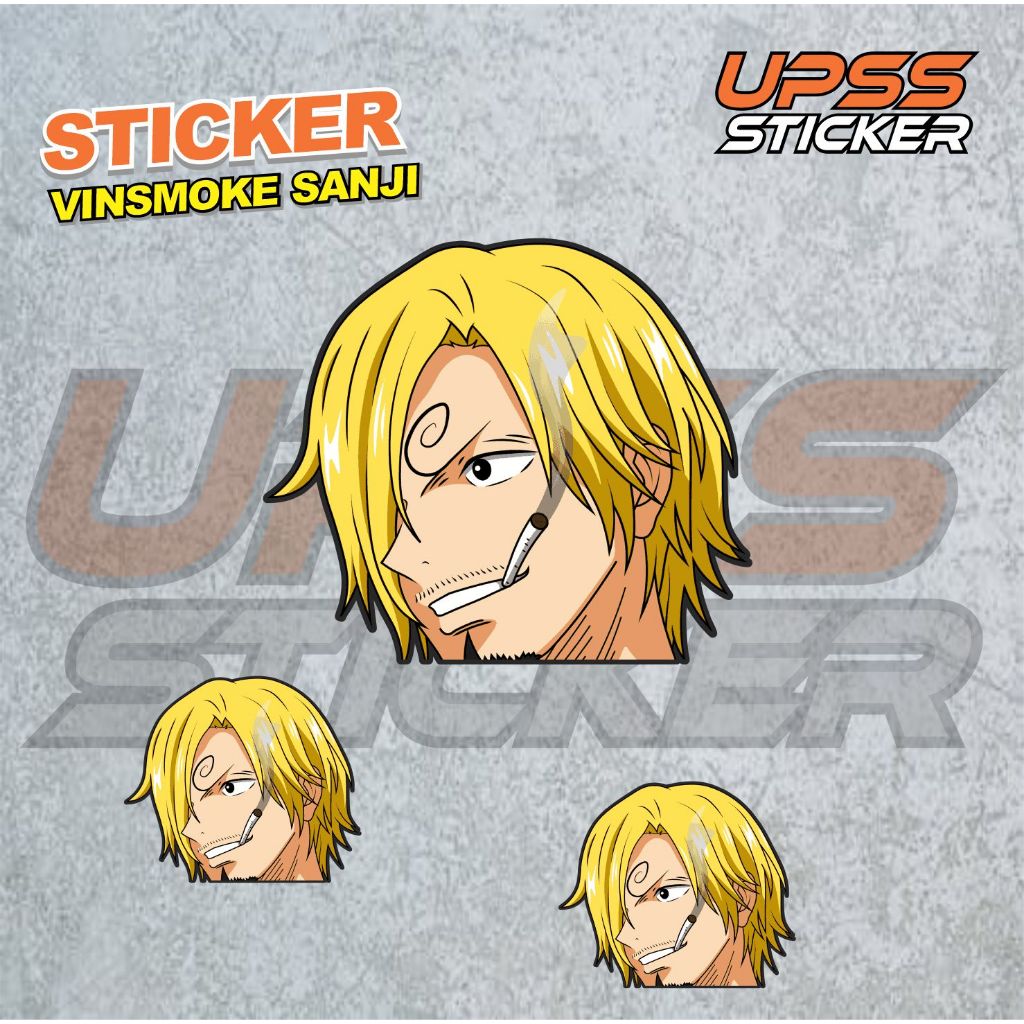 

Stiker Sticker Vinsmoke Sanji green Case Phone Logo Brand Band Aesthetic Journal Clothing Basic Casing Striping Tempel Label Merk Dinding Graftac Vinyl High Quality decal
