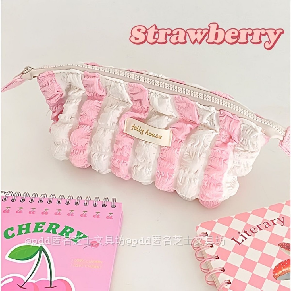 

2024 new bubble pencil case for high school girls with high looks and simple Japanese style stationery box