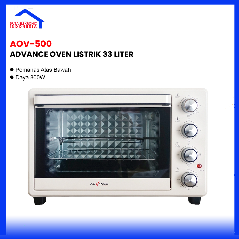 Advance Oven Listrik 33L AOV-500 Electric Oven Jumbo Rotisseris