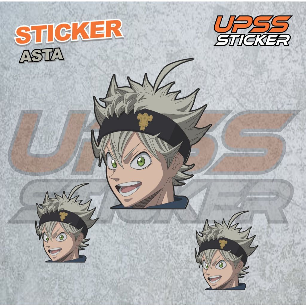 

Stiker Sticker Asta Black Clover Case Phone Logo Brand Band Aesthetic Journal Clothing Basic Casing Striping Tempel Label Merk Dinding Graftac Vinyl High Quality decal