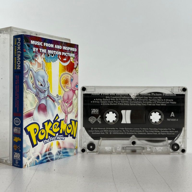 kaset pita pokemon the first movie original soundtrack tape