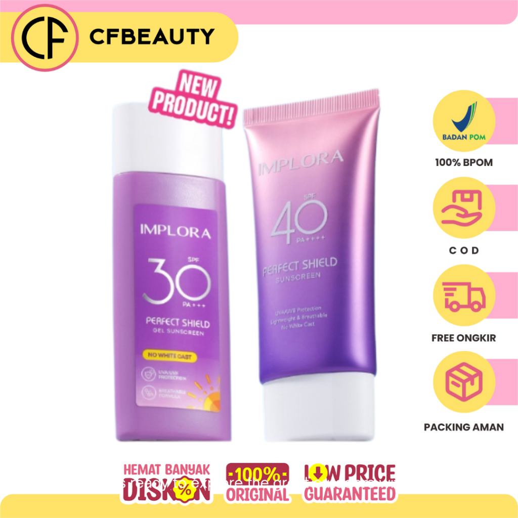 Implora Perfect Shield Sunscreen / Implora Perfect Shield Gel Sunscreen SPF 30 PA+++