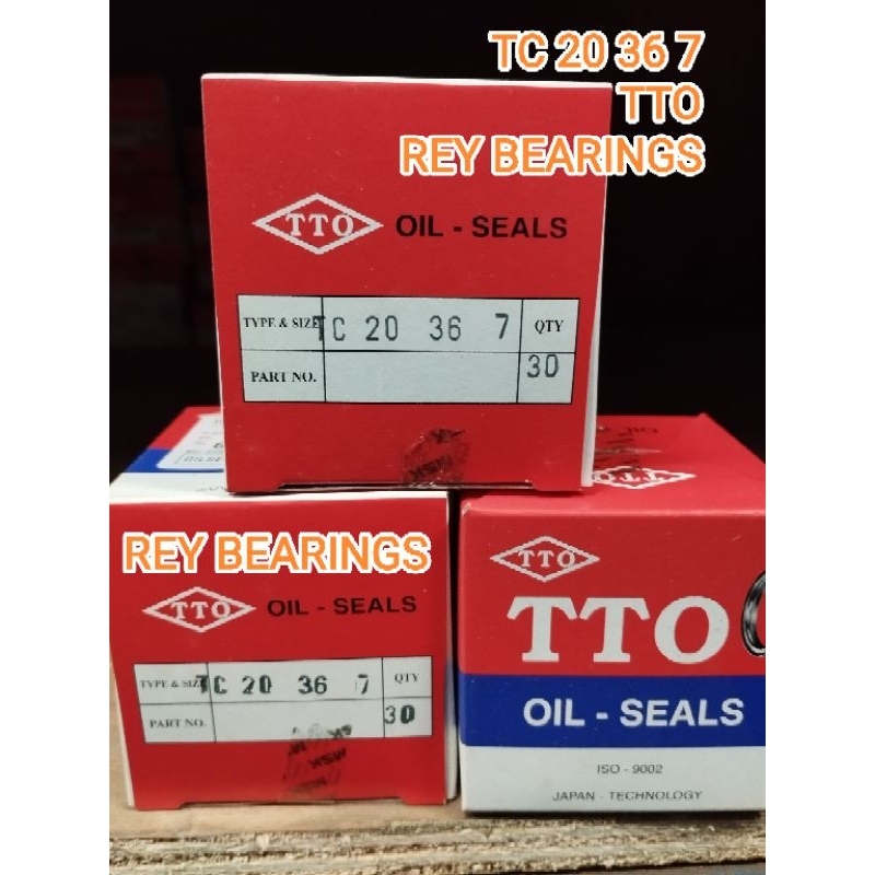 Oil seal TC 20 36 7 Merk TTO
