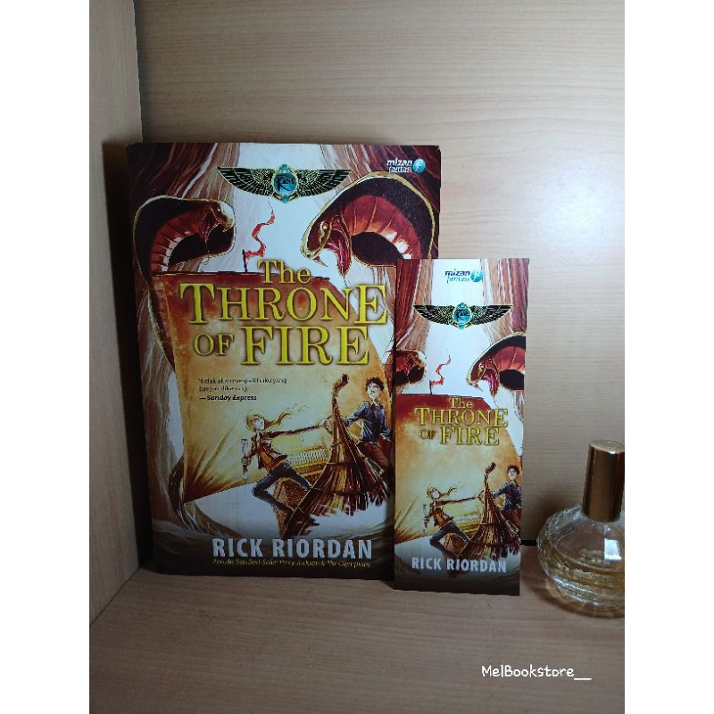 

[Original] Novel The Throne of Fire - Rick Riordan (Preloved)