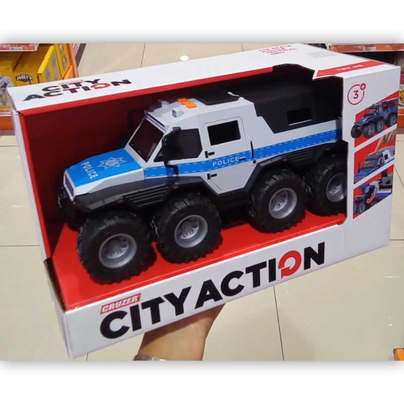 Cruzer City Action Jeep Police Car Mobil Polisi Skala 1:16