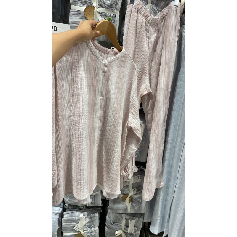 GU Baju Piyama Set Lengan Panjang
