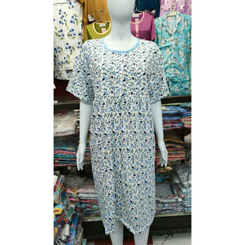 BKH XXXL(3XL) Kancing Separuh Daster Kaos Tangan Pendek