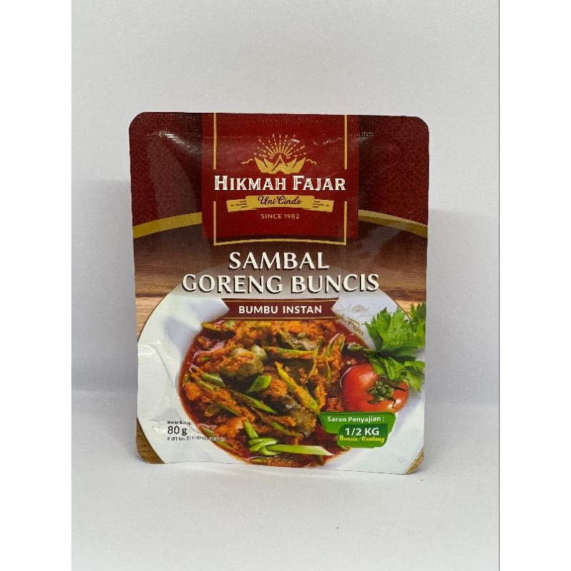 

Bumbu Sambal goreng Buncis 1/2Kg Bahan