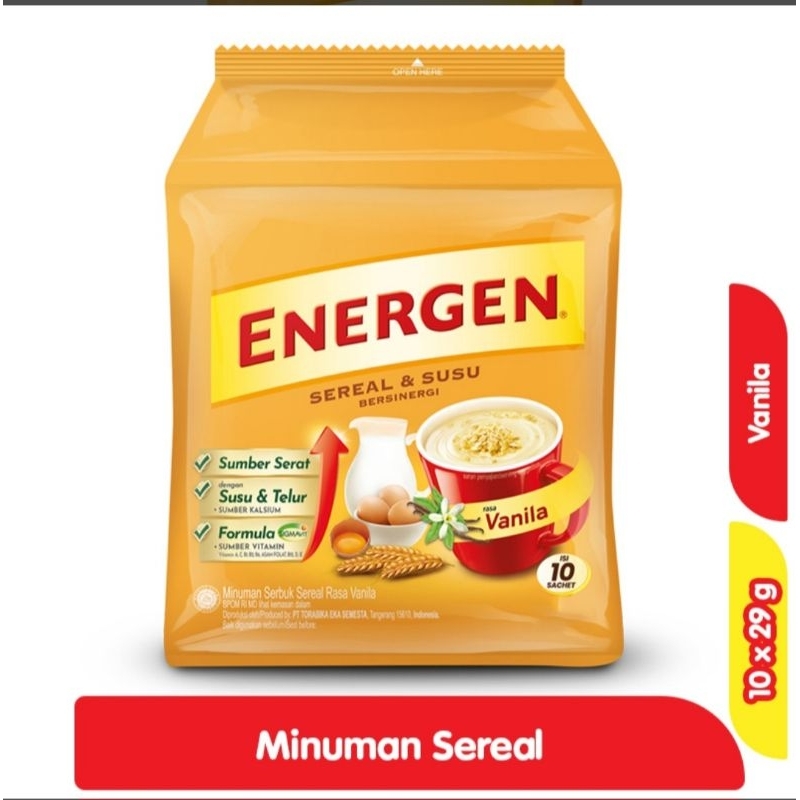 

Energen Vanilla 1 renceng isi 10