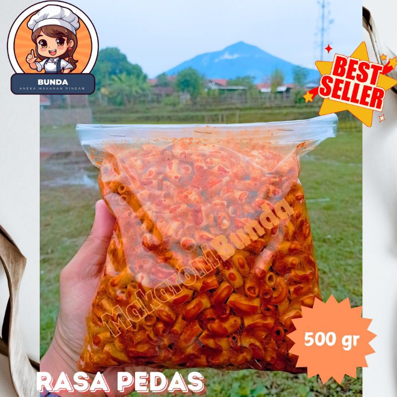 

Makaroni bantet rasa pedas 1/2 kg