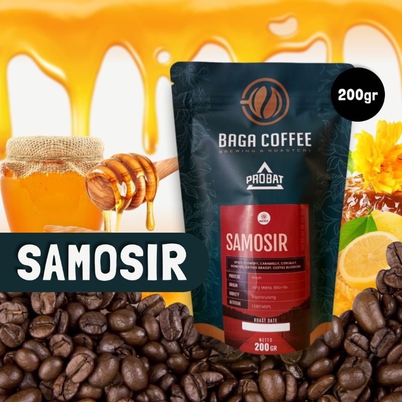 

Kopi Baga Coffee Samosir Whole Bean kopi biji / bubuk