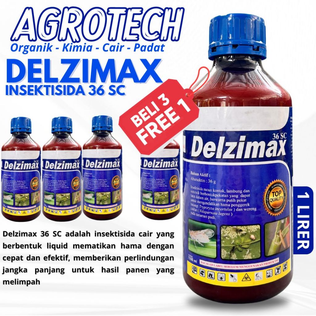 Insektisida DELZIMAX 36 SC 1 Liter Ampuh Mengatasi Hama Dengan Cepat