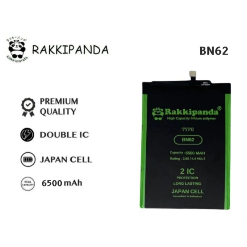 RakkiPanda BN62 Redmi 9T / Poco M3 Batre Batrai Baterai