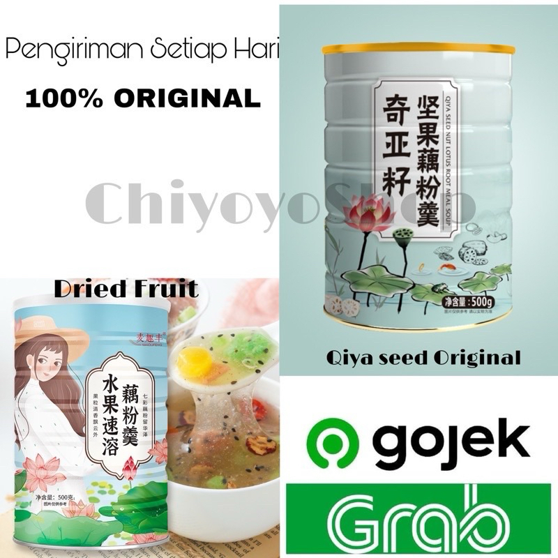 

OUFEN OU FEN LOTUS ROOT POWDER BUBUK AKAR TERATAI 500gr Makanan Diet Healthy Food