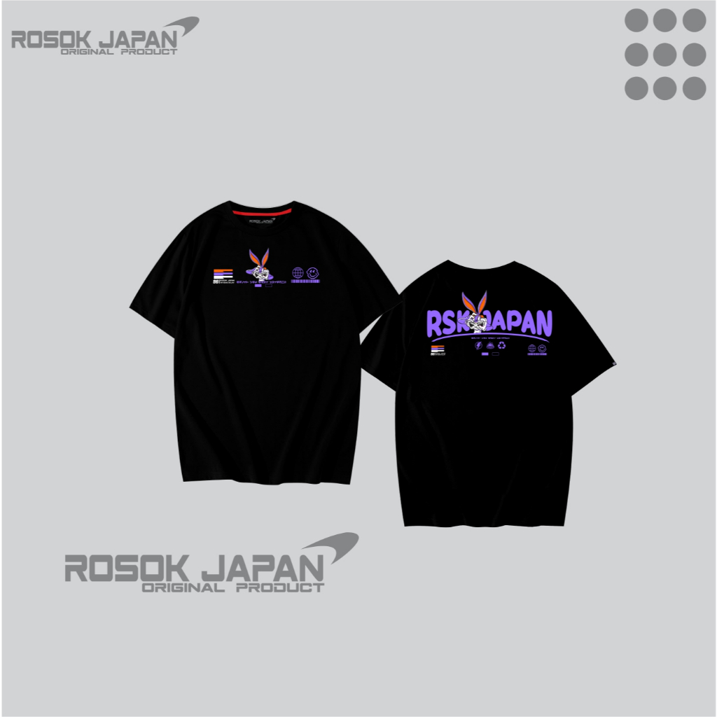 ROSOK JAPAN KAOS RSK JPN  MOTIF KARTUN TOM FREE SETIKER