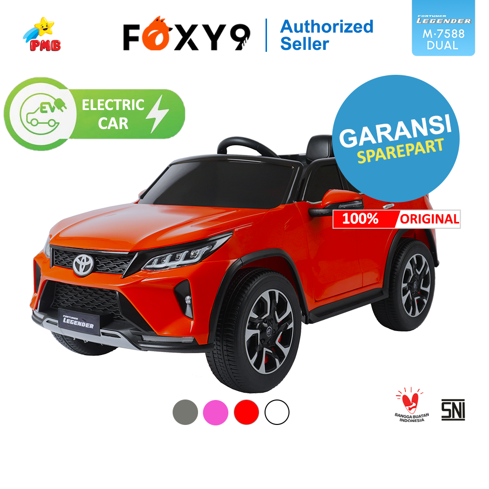 Mobil Aki Anak PMB M7588 FORTUNER LEGENDER Mainan Mobil Mobilan Remot
