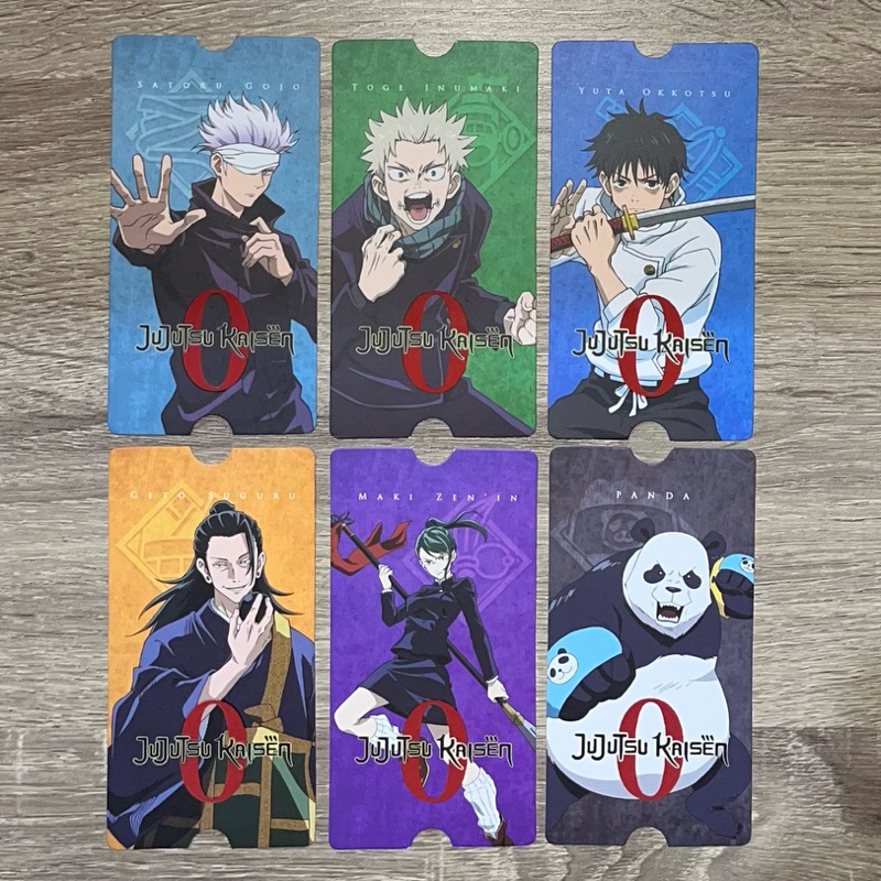 collectible ticket jjk jujutsu kaisen cgv cinema cinepolis movie fanscreening anime gojo inumaki sug