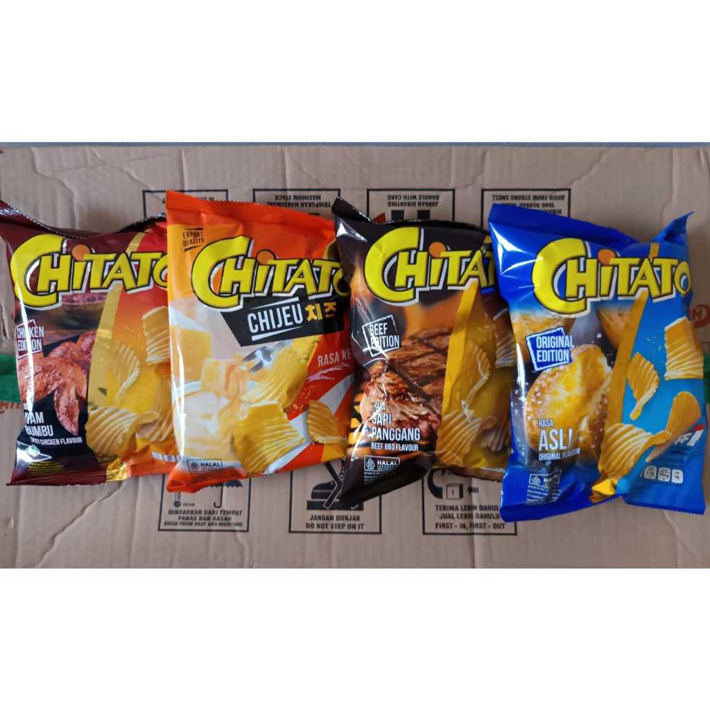 

Keripik Kentang CHITATO kemasan 68gr 6 Varian Rasa