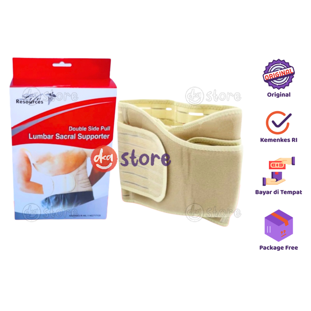 Korset Punggung Life Resource / Lumbal Sacral / Penyangga Low Back Pain